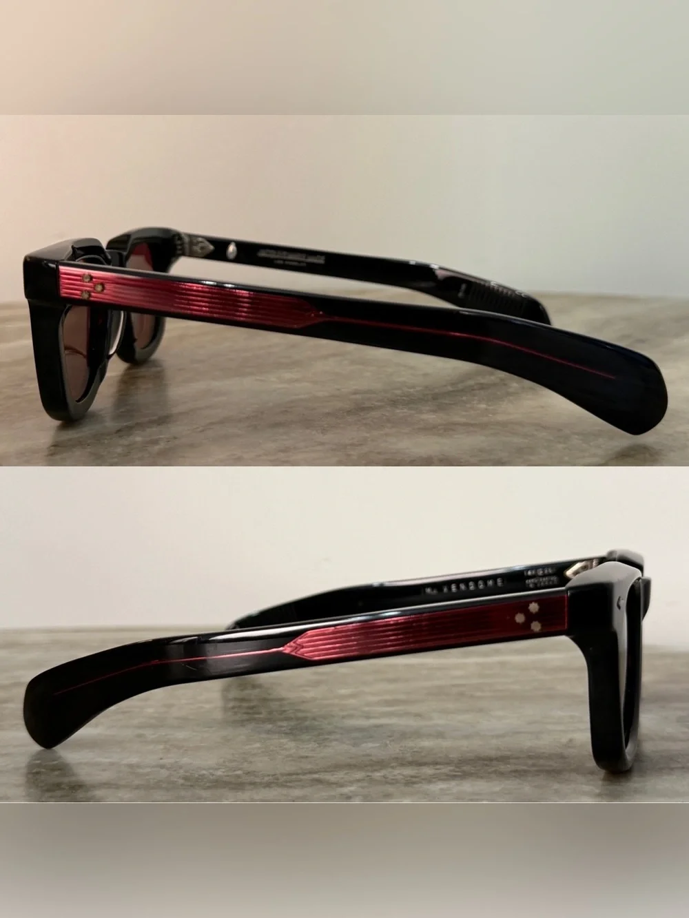 JACQUES MARIE MAGE VENDOME SABER SUNGLASSES 💯 AUTHENTIC BLACK PINK JAPAN $1000